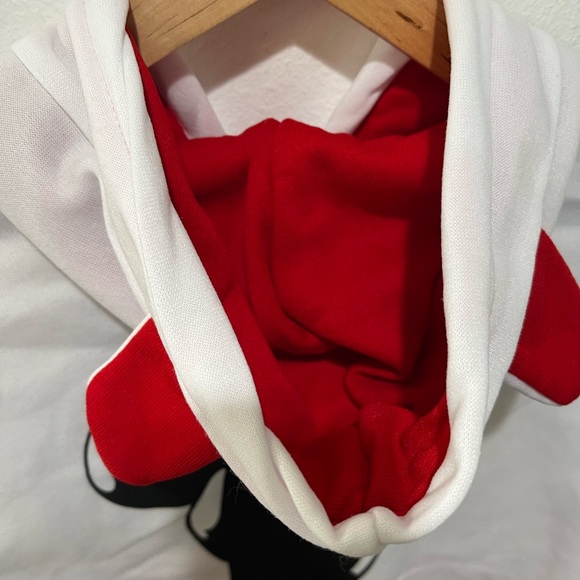 VICABO MINNIE MOUSE GRAPHIC WHITE LONG SLEEVE HOODIE SWEATSHIRT - Picture 12 of 14